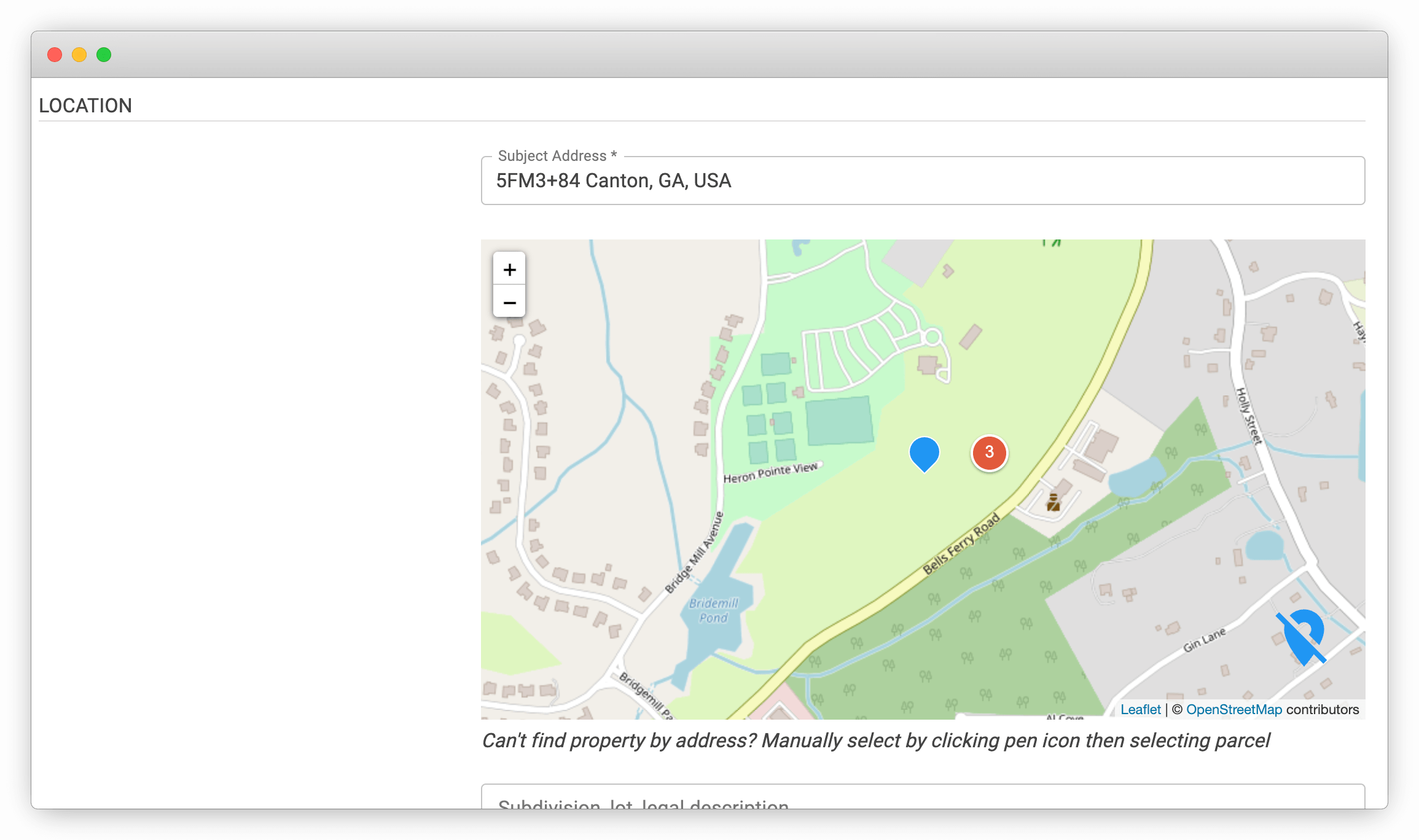 Manually Geocode Address - Add 3 Image