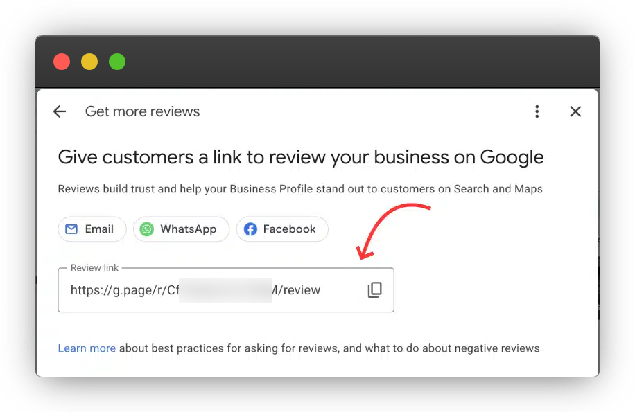 Google Review Request Image