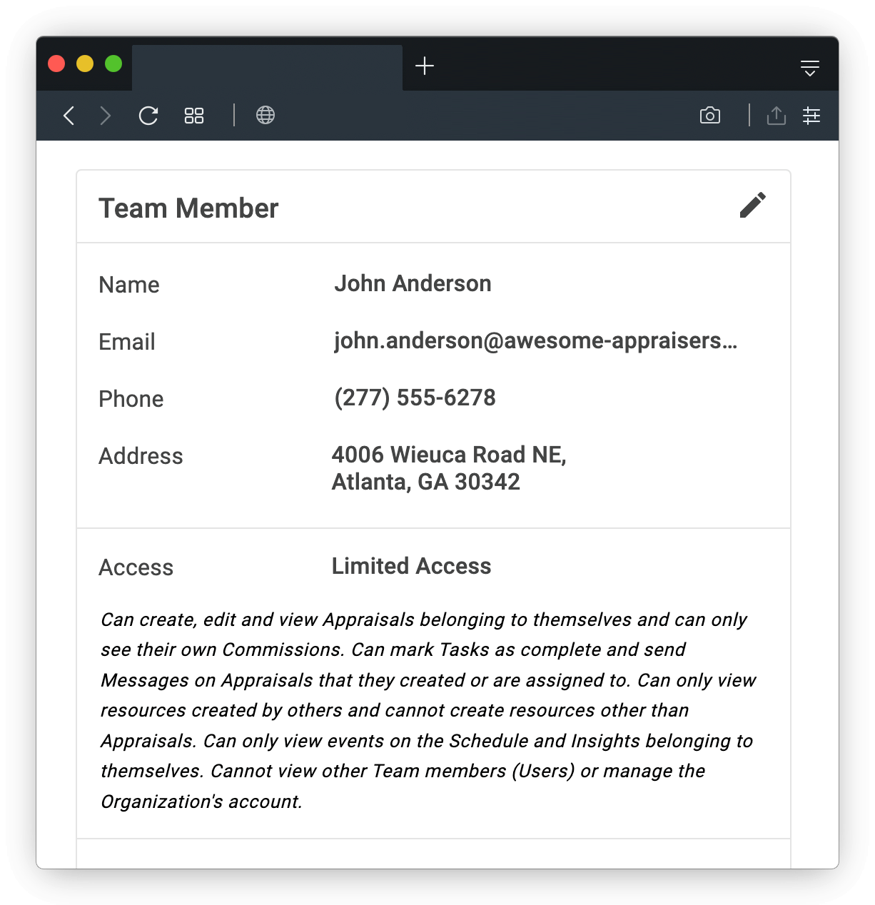Team Member Access Image